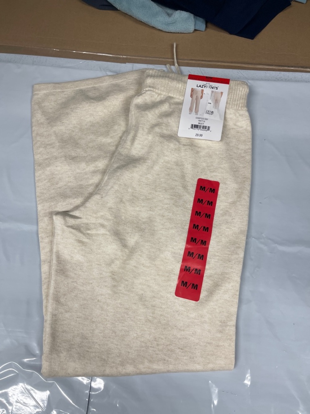 Lazy Fawns Cream Track Pants - Medium